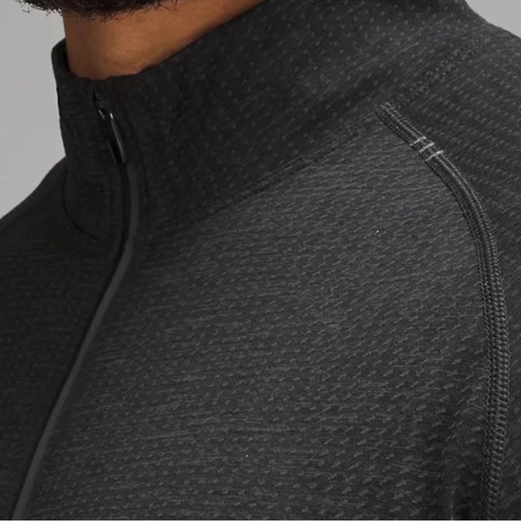 Lululemon Metal Vent Tech Half 1/2 Zip Jacket Deep Coal / Black XL - Picture 3 of 9